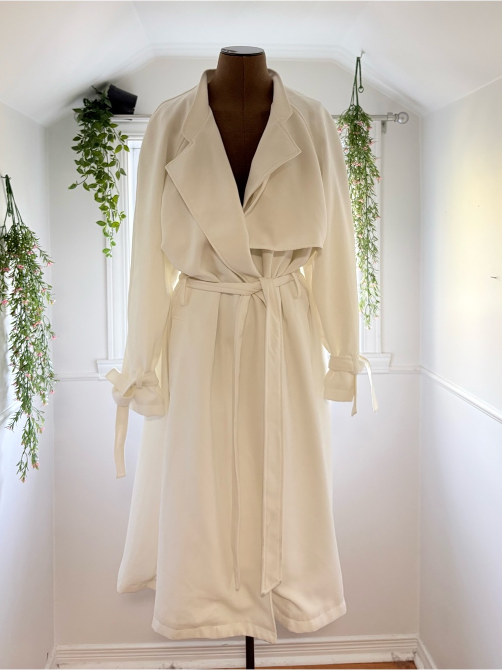 RACHEL Rachel Roy White Trench Coat